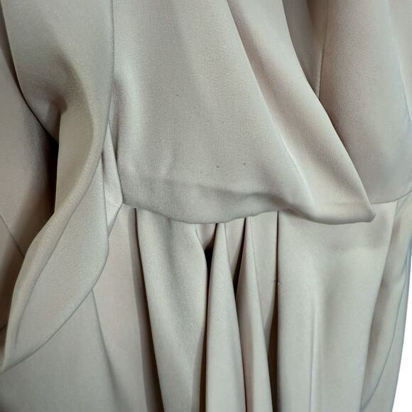 Shona‎ Joy Size 8 Halter Neck Draped Dress Blush Pink Wedding Guest Balletcore - Picture 10 of 11